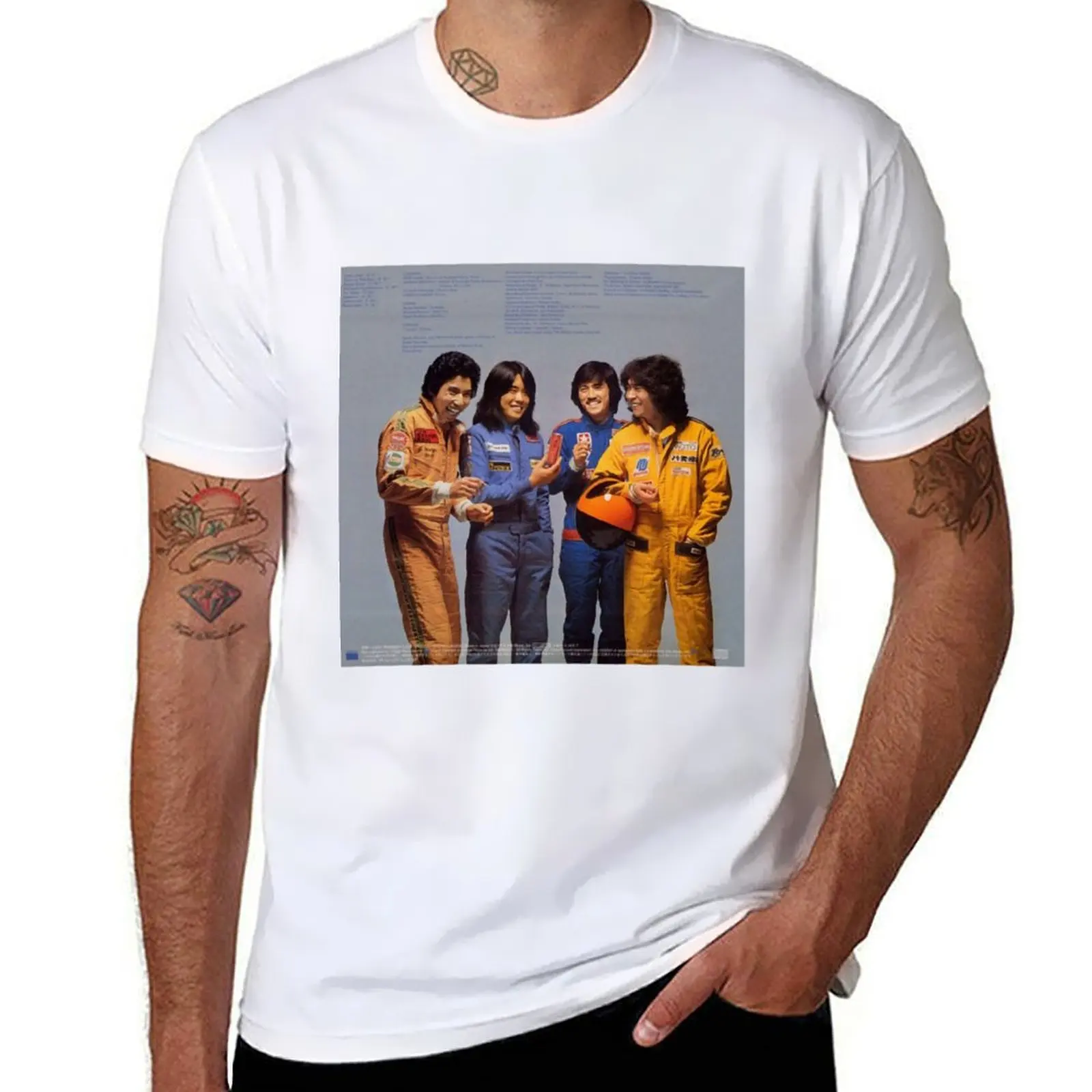 

Casiopea band photo album T-Shirt essential t shirt g man t shirts for men T-Shirt