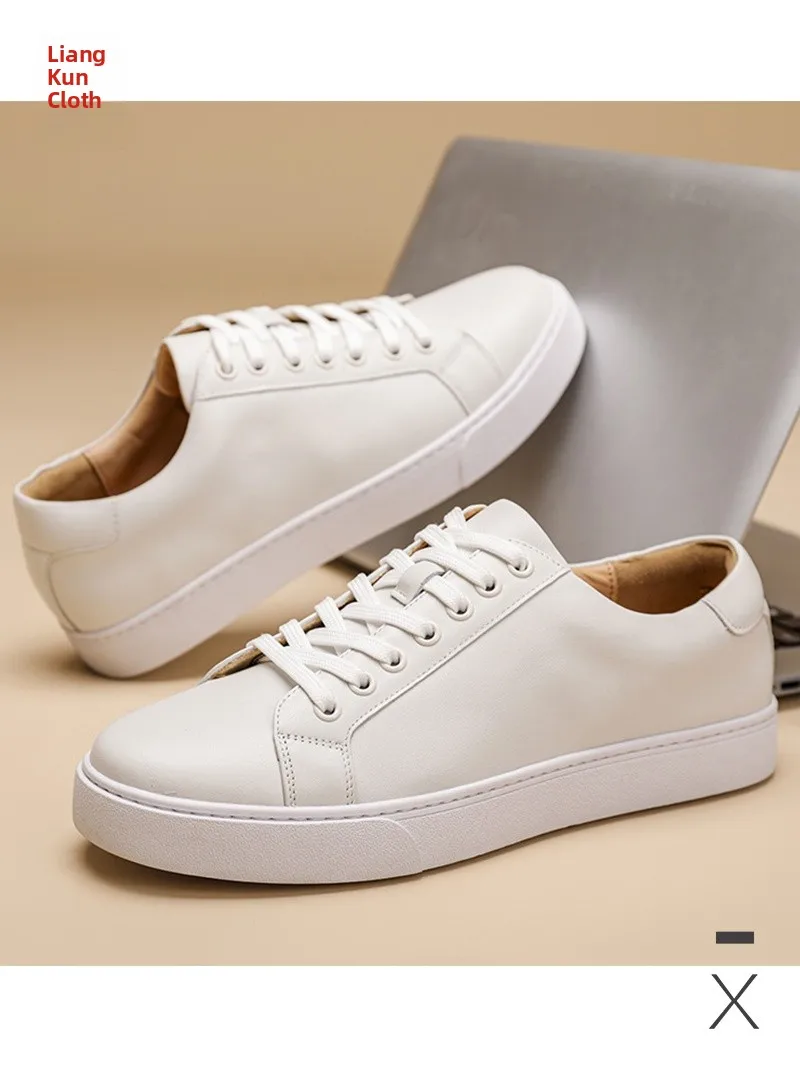 

Весенняя дышащая кожа из натуральной кожи Briti Sle Thi Bot Sports oes Удобная повседневная мужская oes Busin Leather oes