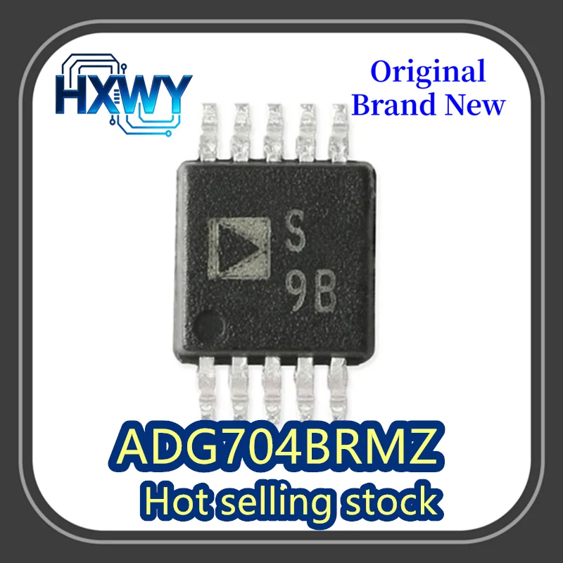 

(5/50 pieces) ADG704BRMZ Analog Switch Chip Silkscreen S9B MSOP-8 Brand New Original