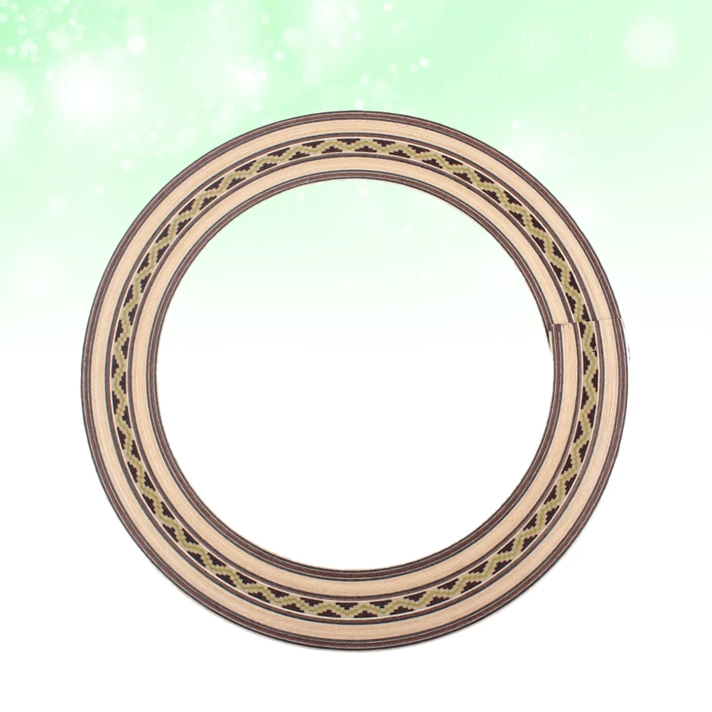 

Wavy Serpent Flower Sound Hole Cover Acoustic Guitar Parts Sticker Pickup Bamboo Bass Accessories Rosette Wooden Classical