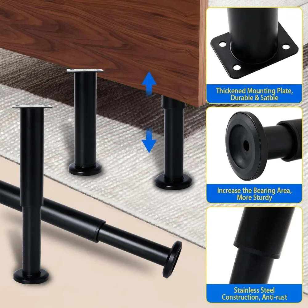 

Регулируемые ножки для мебели: усиленные, с регулировкой высоты, для комодов, диванов, кроватей, стульев