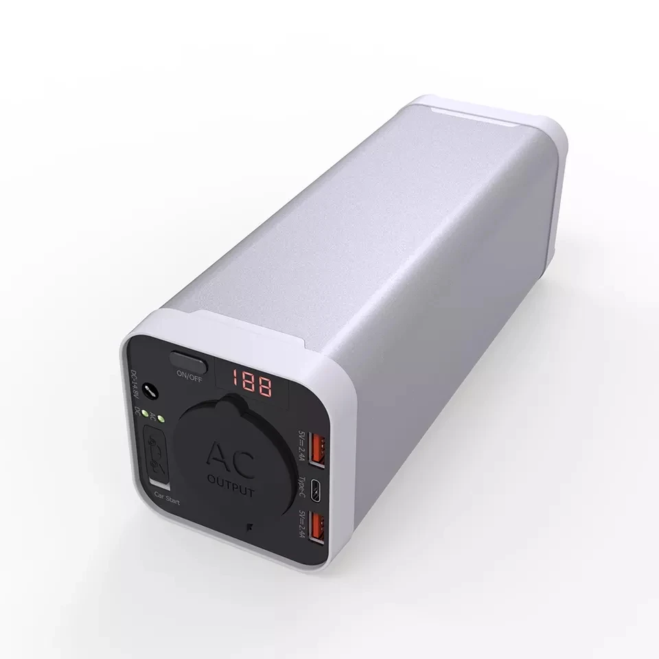 Shenzhen UPS 150Wh Portable Power Bank AC DC 40000mAh USB Power Station for Travel Laptop Car