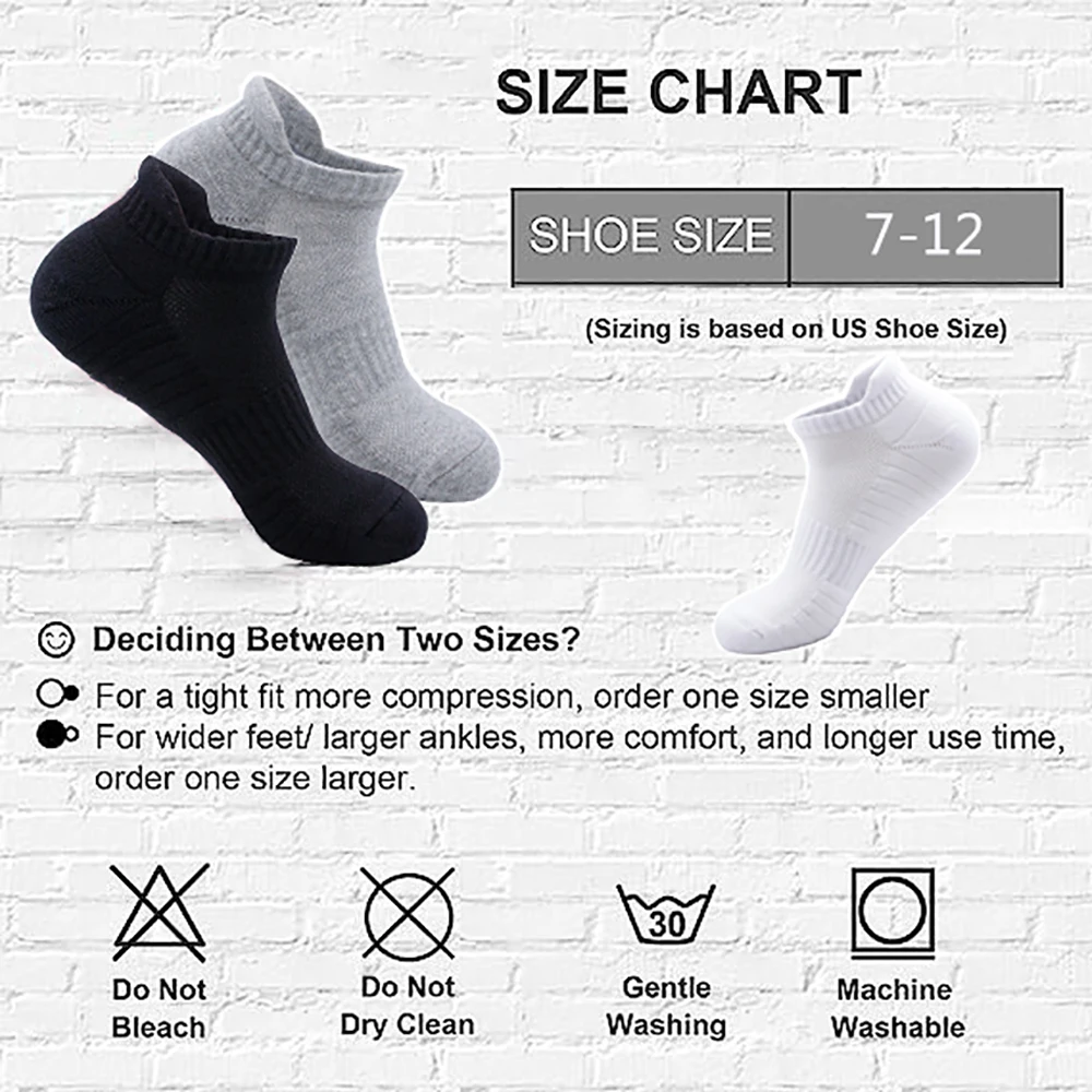 1 Pairs Ankle Socks Athletic Running Circulation Arch Support Plantar, Athletic Running  Low Cut Athletic Tab Socks