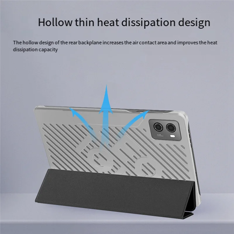 AEE7-For Lenovo Legion Y700 2Nd Generation 8.8Inch Gaming Tablet Tri-Folded Stand Case Cover