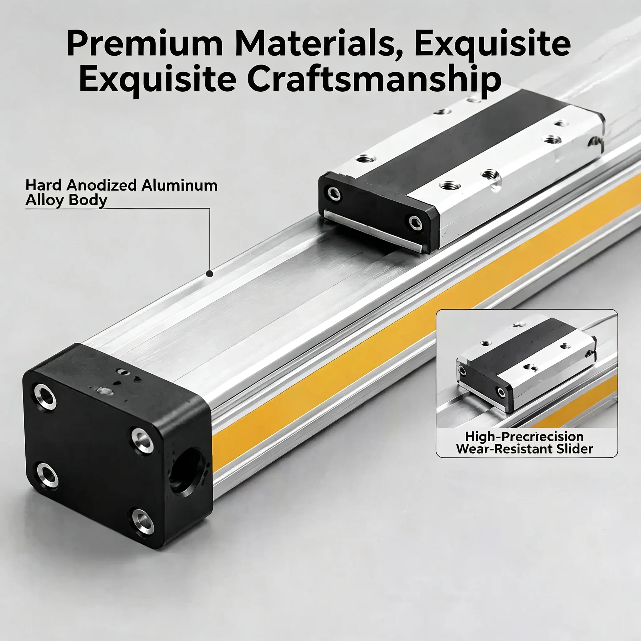 Stroke 300-1100mm Mechanically Jointed Double Acting Rodless Piston OSP Pneumatic Cylinder OSP25 OSP32 Bore 25mm 32mm