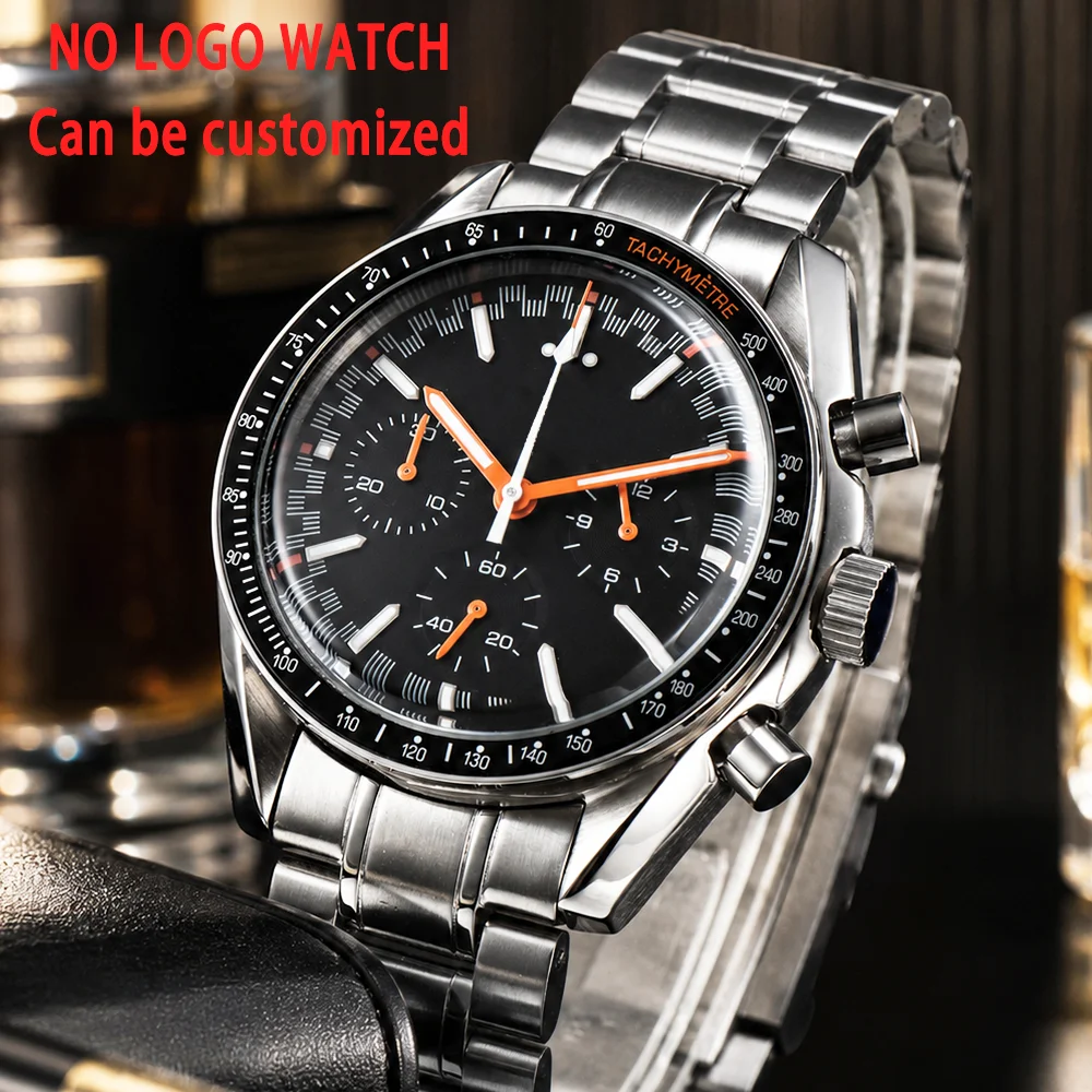 DC VK63 Watch High Quality C3 Green Night Light VK63 Chronograph Fit For speed master style VK63 Men Watch Calendar Window Water