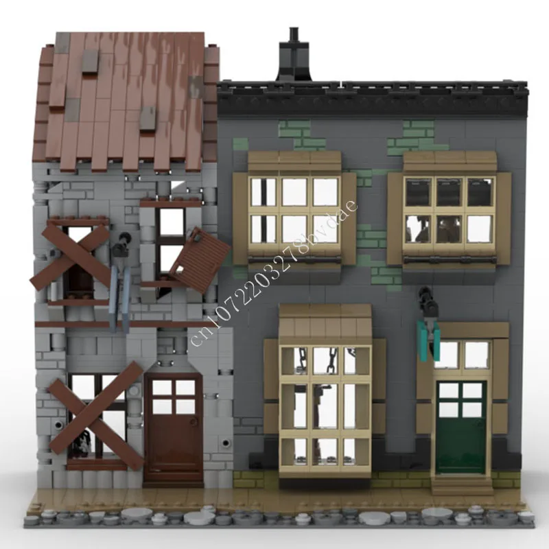 969PCS Chimney sweep Elf Moribund's MOC Creative street view Model Building Block Architecture DIY Education Assembly Model Toy