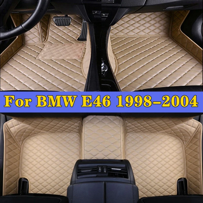 

Car Foot Pads For BMW E46 1998-2004 Car Interior Accessories Protective Pad Custom Auto Floor Mats Automobile Carpet Cover