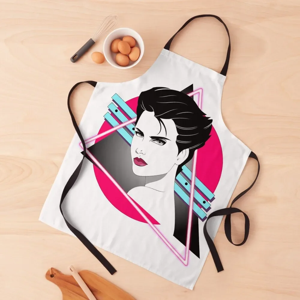 

Nagel-style Vaporwave Portrait Apron Trim Cloth Kitchens Men Apron