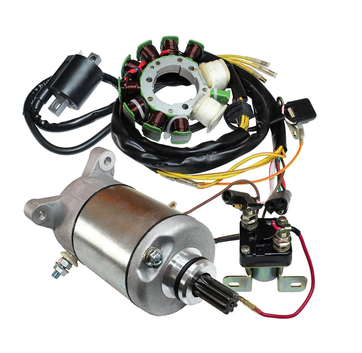 

parts and accessories Magnum 425 4X4 1995 1996 1998 Stator starter relay solenoid valve and Polaris 4-stroke ignition coil