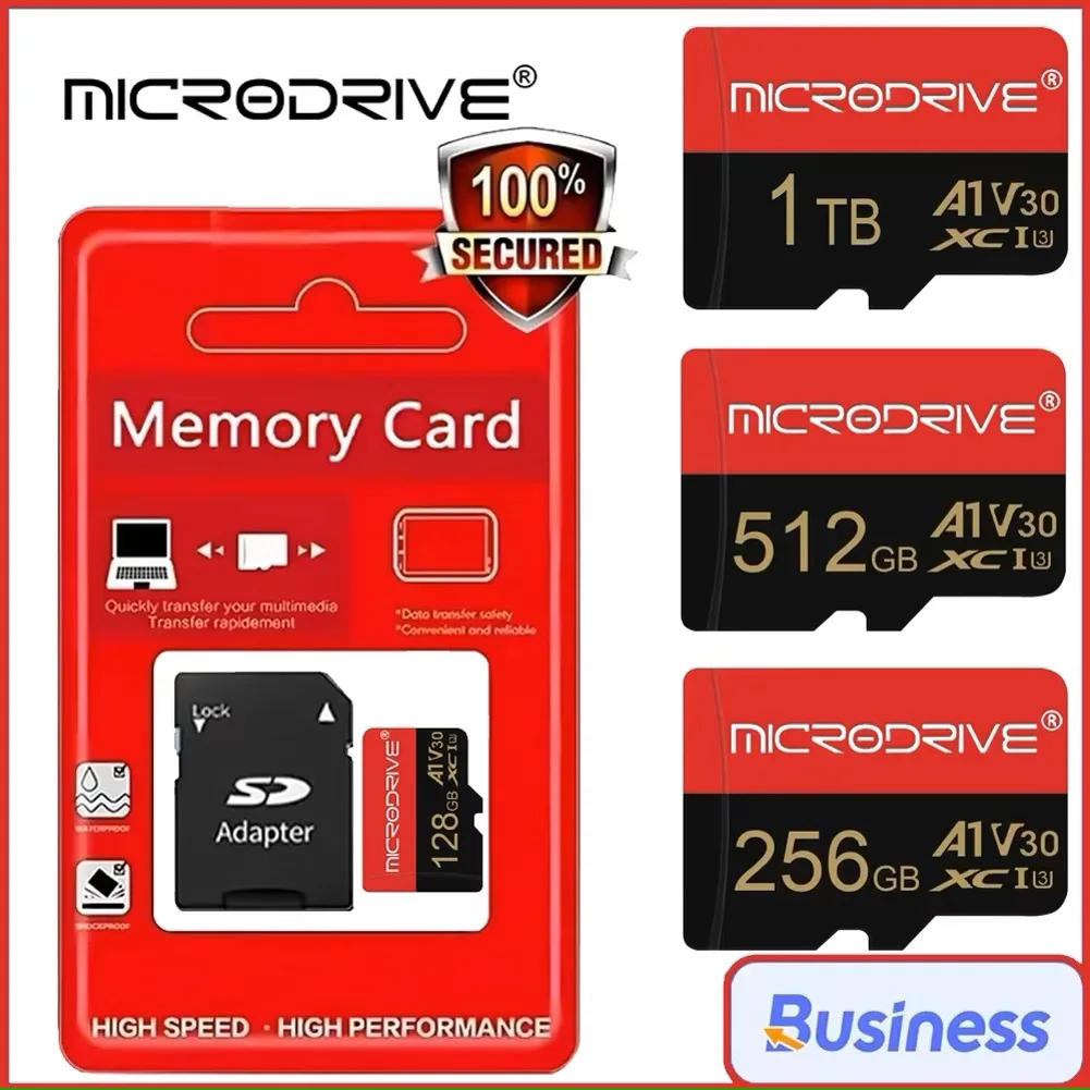 Micro MINI SD Card Ultra SD Memory Card 128GB 256GB 32GB 64GB Micro TF U3 A2 TF Flash Card for Xiaomi Phone Camera table PC