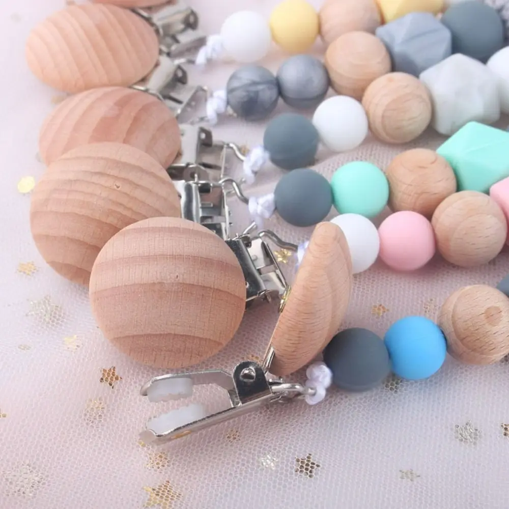 Holder Clips Children Toddler Soother Holder Dummy Clips Baby Pacifier Chain Pacifier Holder Clips Baby Teether  Straps