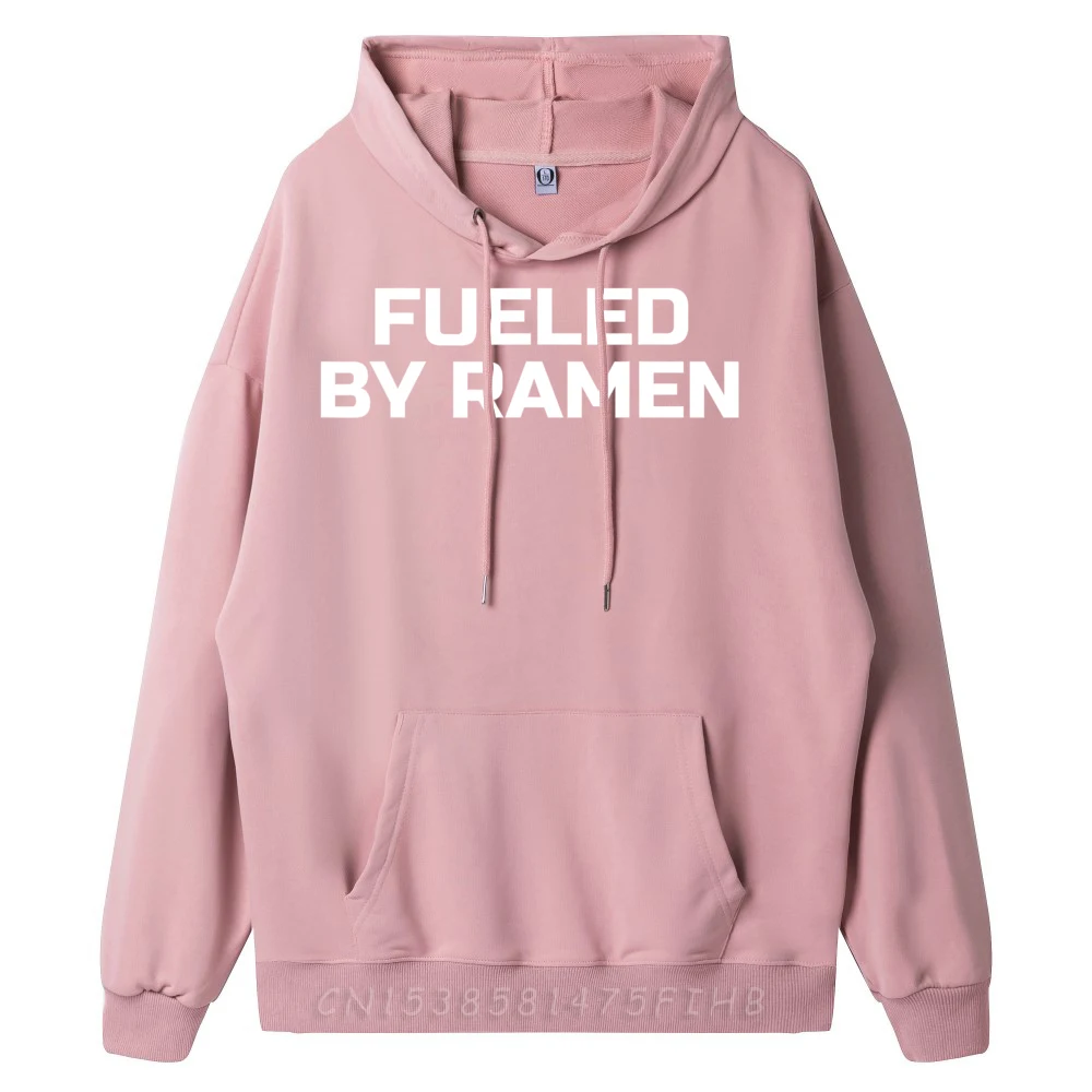 Fueled By Ramen Funny Noodle Lover Tee Mens Korean Fashion Mens Gifts Man Sweatshirts