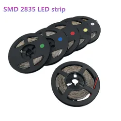 Dc 12V 5M 300Led Rgb Led Strip Smd 2835 Blauw Rood Groen Geel Wit Warm Wit Flexibele Lint rgb Strip Tape Lamp Diode Verlichting