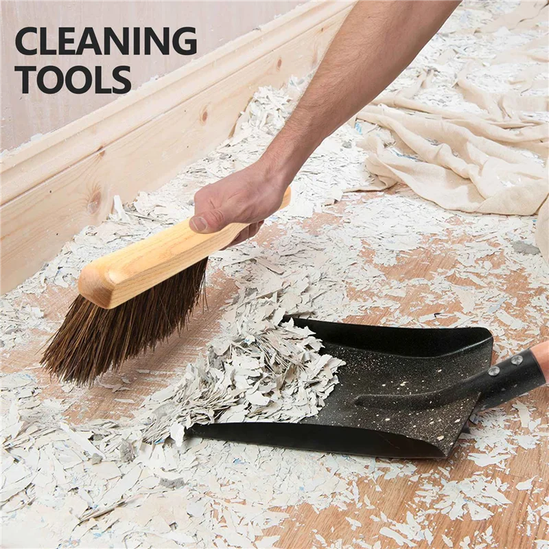 

A53Q-Coal Shovel And Hearth Brush Set, Fireplace Shovel And Brush, Hearth Tidy Set, Fireplace Tool Set, Fire Pit Tools