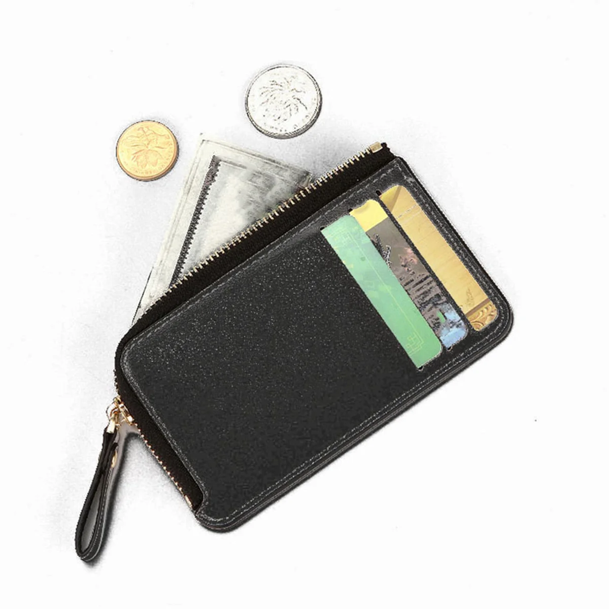 Portefeuille en PU Durable pour hommes, court, porte-cartes de crédit, polyvalent, étanche, usage quotidien, cadeau pour hommes, portefeuille à la mode