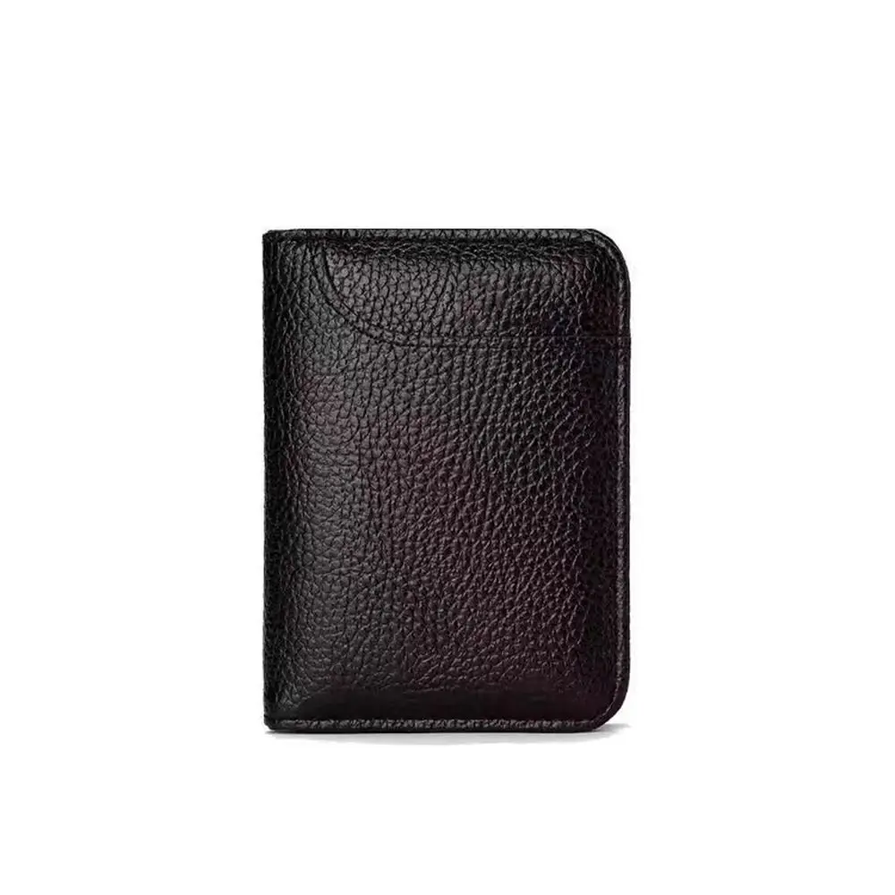 

Portable Multi-position Men's Short Wallet Thin Korean Style PU Card Bag Coin Pocket Multi-function Leather Coin Pocket Male