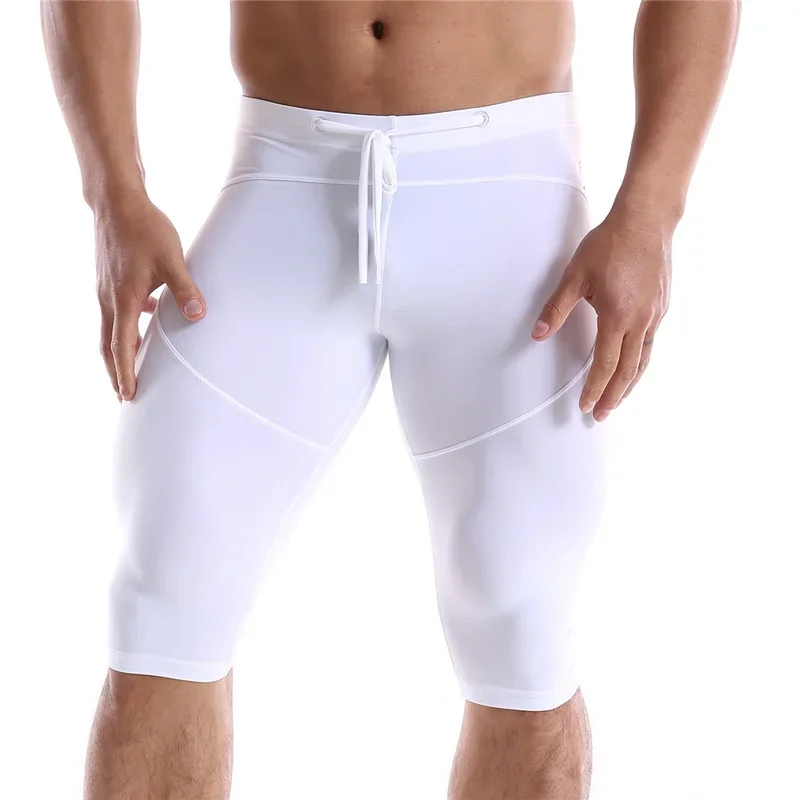 Men's Shorts Compression Boxers Sport Tights Jogging Running Pants Men Body Building Bottoms Skinny Leggings Sport Fitness Pants