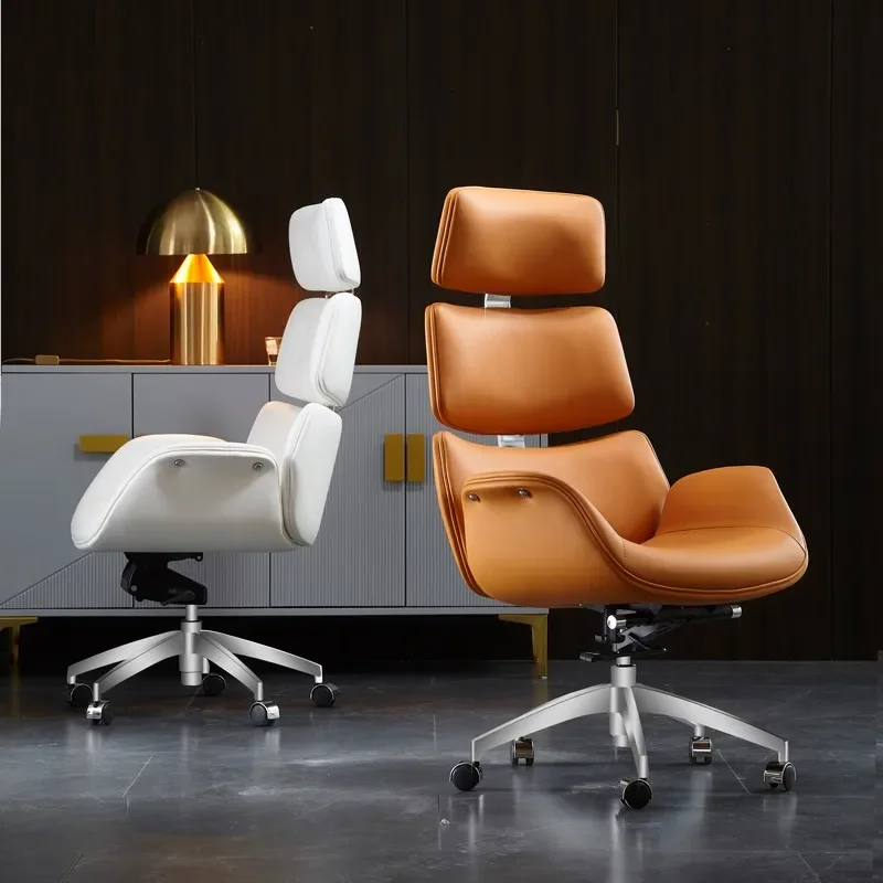 Ergonomic Elastic Bureau Meuble Office Furniture Brown Breathability Office Chair Computer Modern Durable Comfy Gaming Chair