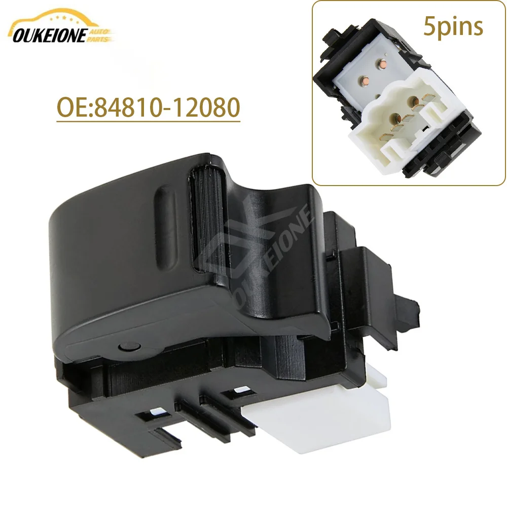 Car Accessorie Passenger Side Electric Window Lifter Control Switch for Toyota Camry Corolla RAV4 Matrix Scion Prius 84810-12080