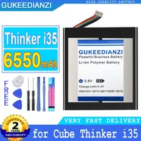 6550mAh GUKEEDIANZI Battery for ALLDOCUBE Cube Thinker i35 Tablet PC Big Power Bateria