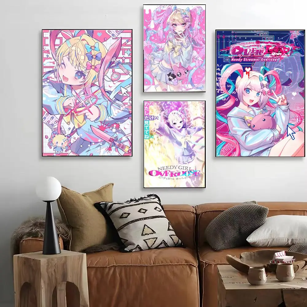 Game N-Needy Streamer Overload Poster HD Decorative Wall Art for Living Room Bedroom Café Stylish Home Décor Gift