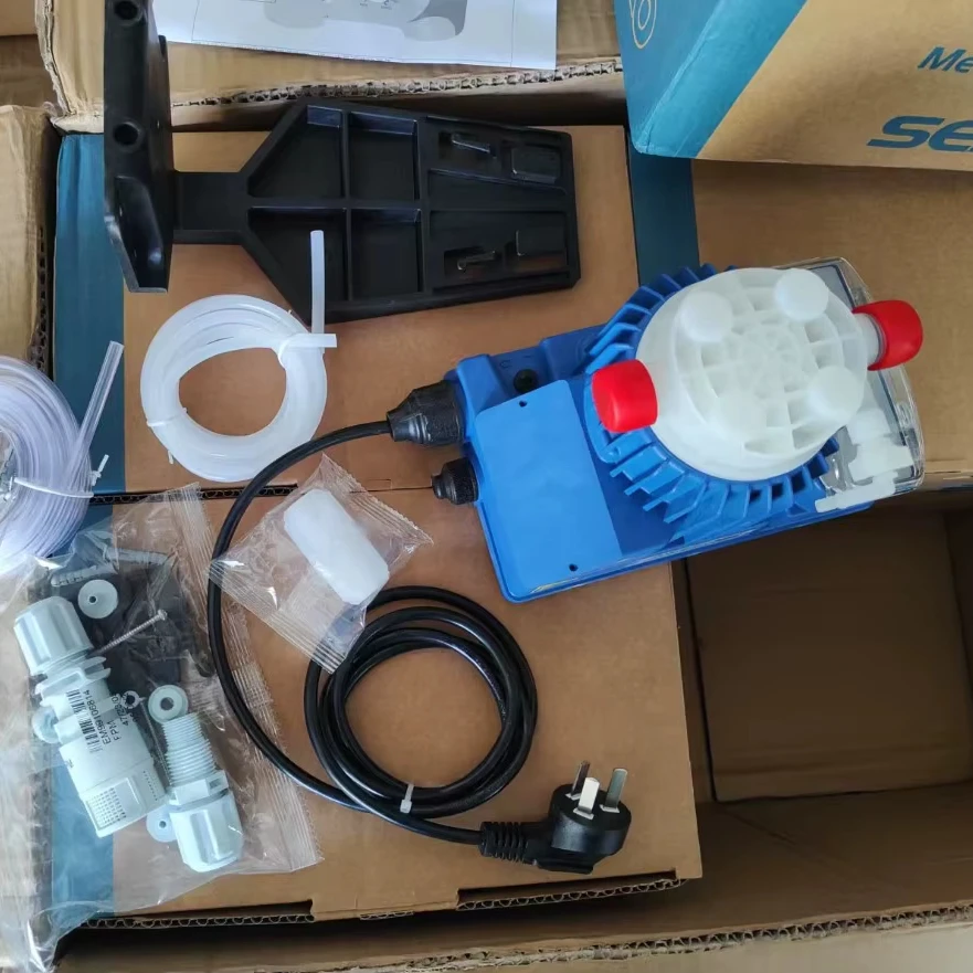 

Hot Sale Original SEKO Electromagnetic Diaphra Metering Pump with PVDF Pump Head & Ceramic Ball Valve, Resistant