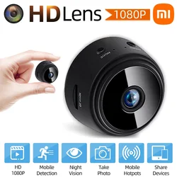 Xiaomi-Mini caméra de surveillance A9, caméras de surveillance sans fil, protection de sécurité avec mouvement, version nocturne, WiFi, 1080P, originale