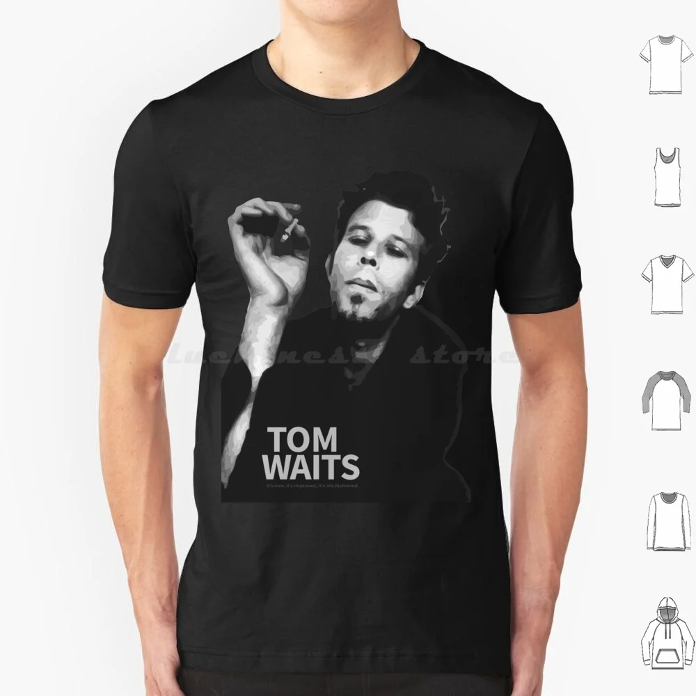 Tom Waits T Shirt Big Size 100% Cotton Winona Ryder Tom Waits Cinema Music Pop Culture Culture