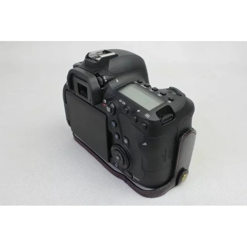 

For Canon 6D Mark II Camera Case Bag Cover camera bag PU leather camera case bag half body