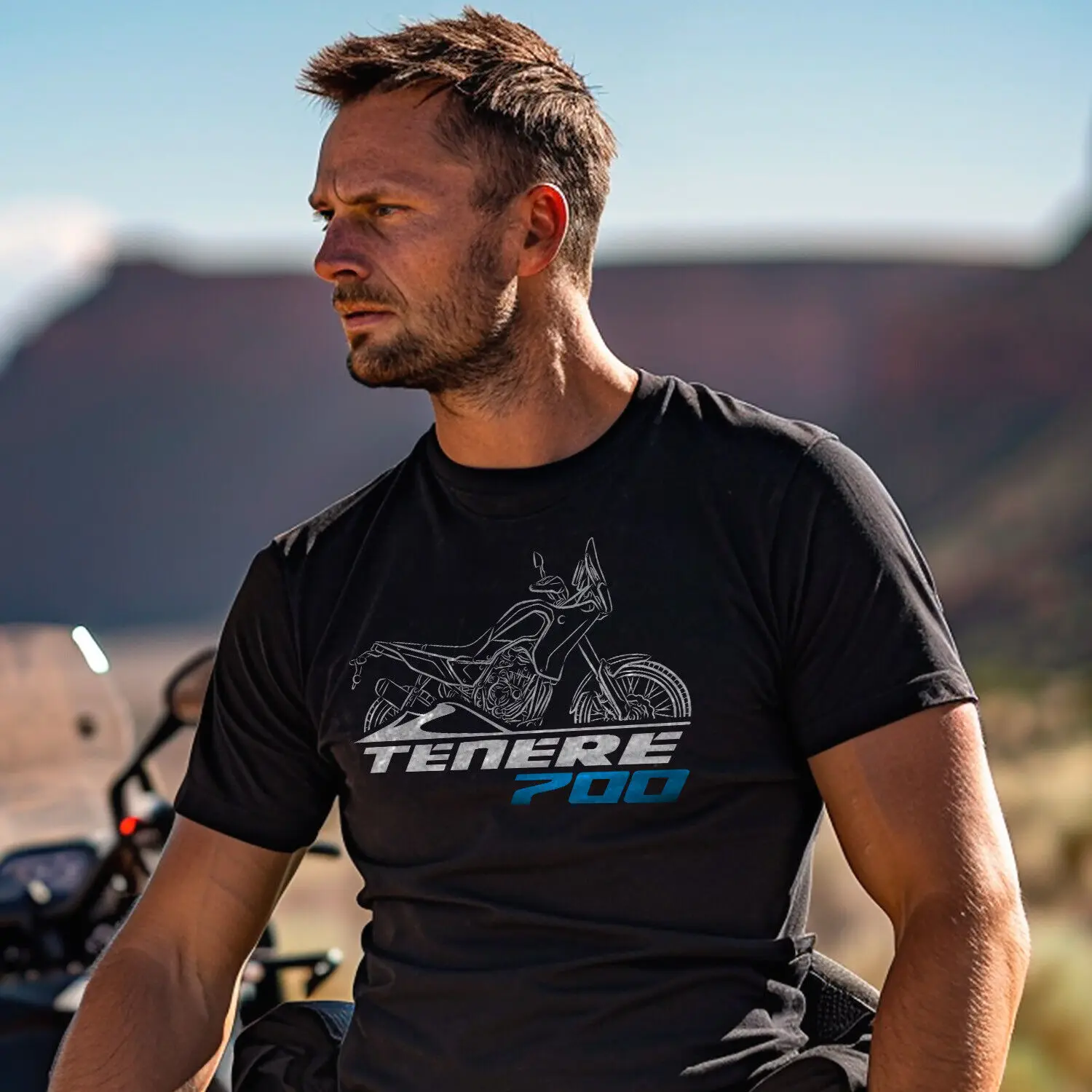 Tenere 700 T-Shirt, Motorcycle Tee Shirt for ADV Riders