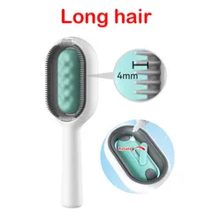 3-In-1 Cat Silicone Comb For Pet Hair Remover Brush Dog And Cat Brush Accessories Dogs Animal Cat Massage Grooming Wool Brush