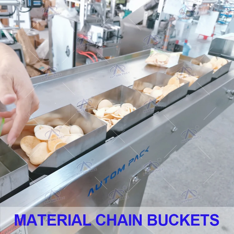 ATM-320B 高生産性 0.5-2kg 自動ステンレス製サシェ計量機 ナッツ、ドライフルーツ、チップス、スナック、食品包装機