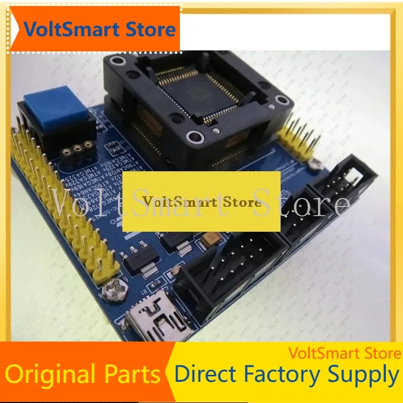 VoltSOpentop TQFP64 With Usb ISP AT90CAN32/AT90CAN64/AT90CAN128/mega164 IC Burning Seat Adapter Testing Seat Test Socket Test Be