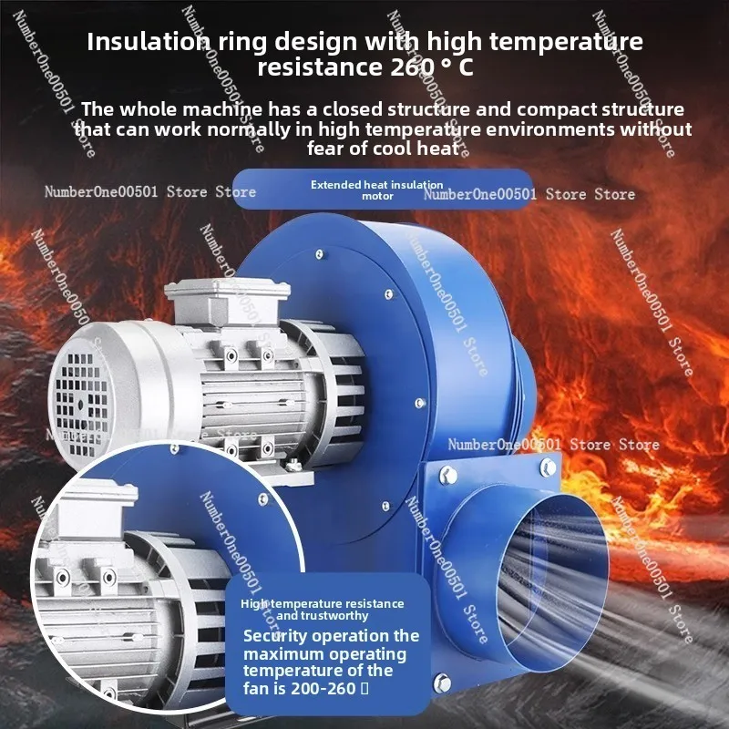 

High-Temperature Centrifugal Blower Industrial Boiler Exhaust Fan for Smoke & Dust Removal YN5-47 Type