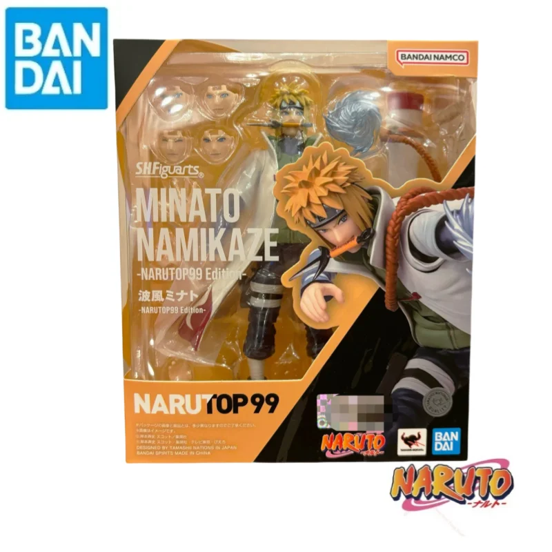 

In Stock Bandai Original Naruto Namikaze Minato Anime Merchandise Model Figurine Ornaments 100% Genuine Original Box Funko Pop
