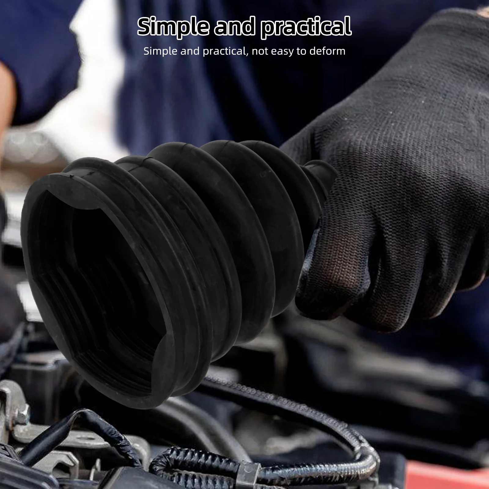 

Universal Rubber Ball Cover Set Flexible Axle Joint Protector Dust Proof Waterproof For Car Steering System Axle Joint Cover For