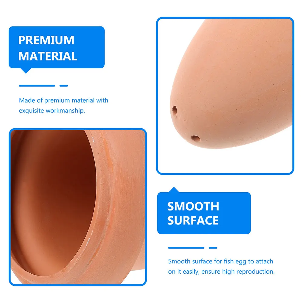 

Spawning Bucket Professional Breeding Cone Cones Conical Pot with Smooth Edges Bredding Clay Barrels
