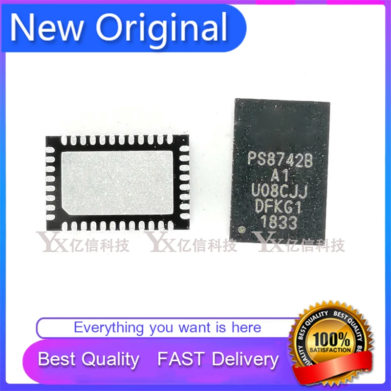 5Pcs/Lot New Original IMPORTED PS8742BQFN40GTR-A1 PATCH QFN40