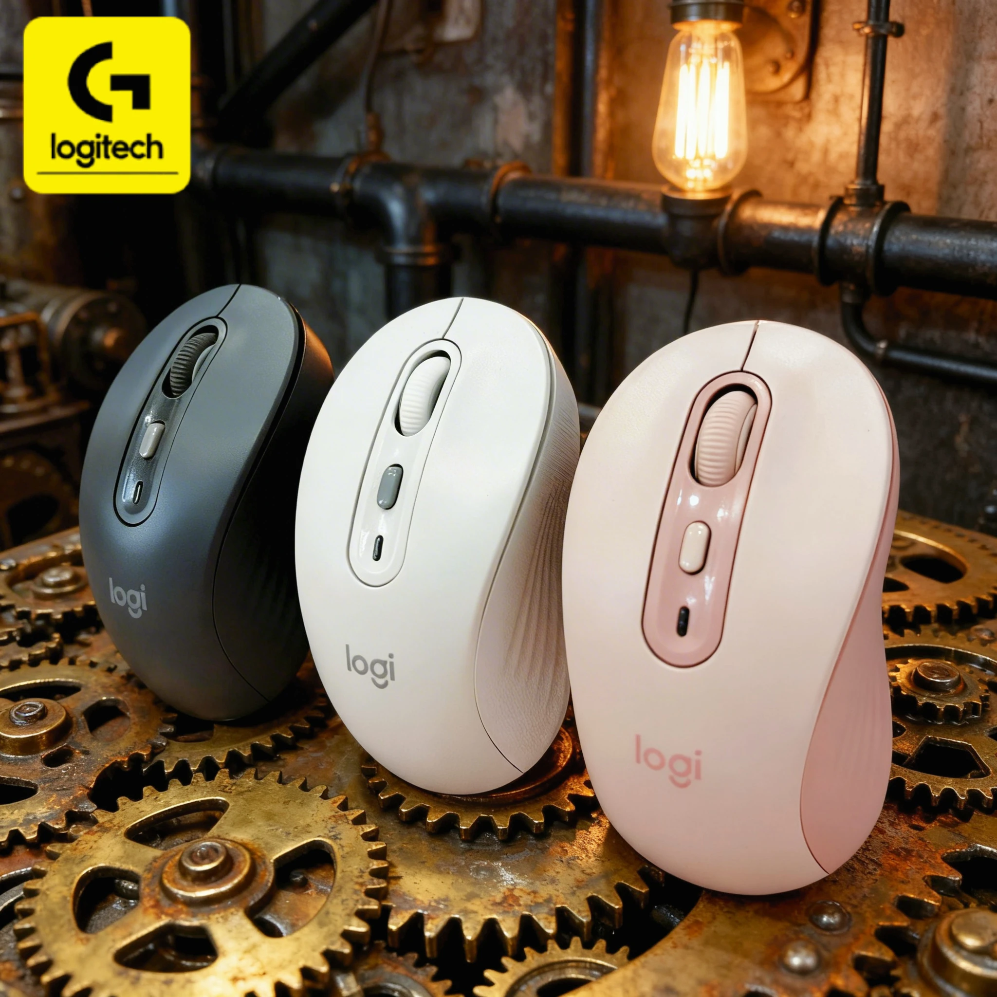 

Logitech M750/M650L Ergonomic Dual-Mode Mouse: Silent clicking, making business trips and travel stress-free.
