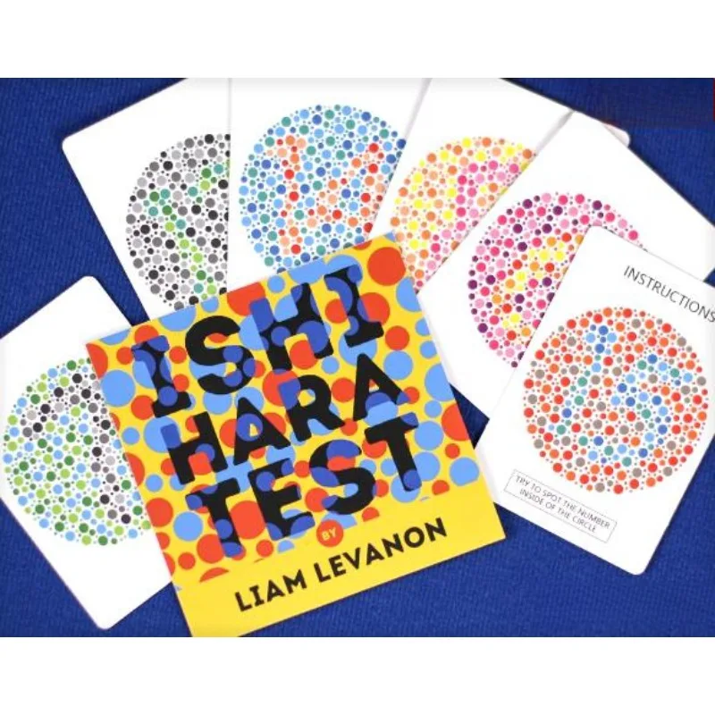 

Ishihara Test By Liam Levanon Gimmicks Mentalism Magic Tricks Funny Illusions Magic Props Magician Street Magia Games Bar Mind