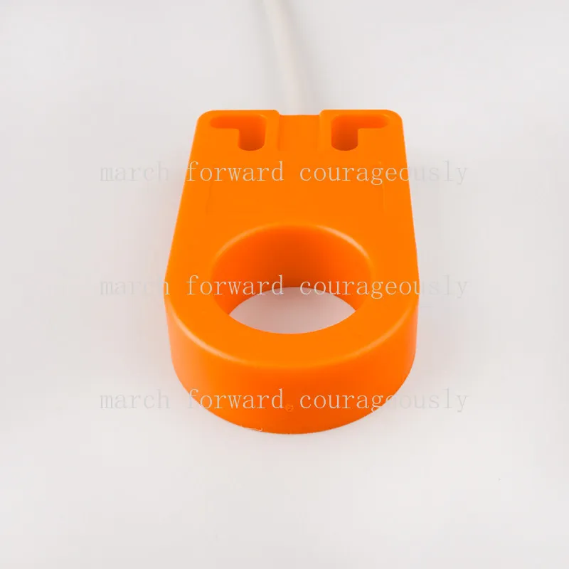 Inductive ring type proximity switch with aperture sizes of 6, 8, 10, 15, 20, 25, and 30 mm for detecting screw spring sensors