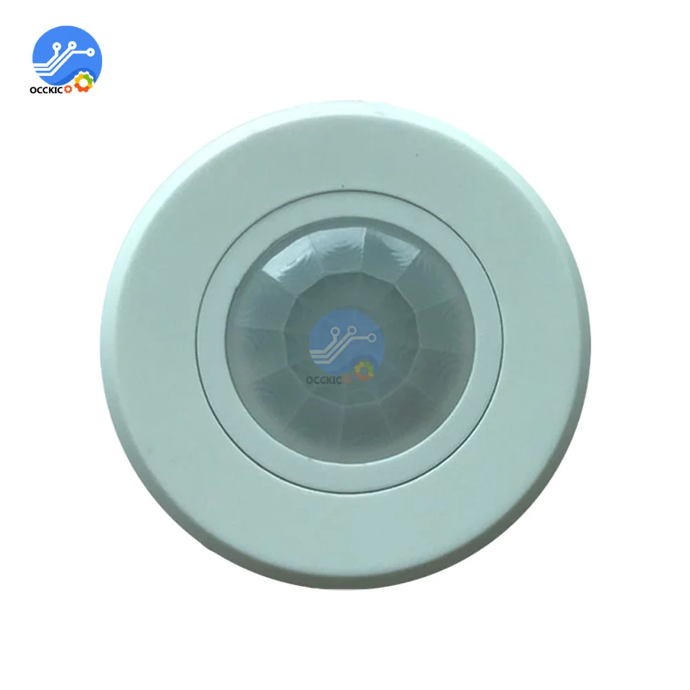 High Sensitivity AC110-240V 360/120 degree Automatic Ceiling infrared PIR Motion Sensor Switch Led Light Motion Sensor AC80-250V