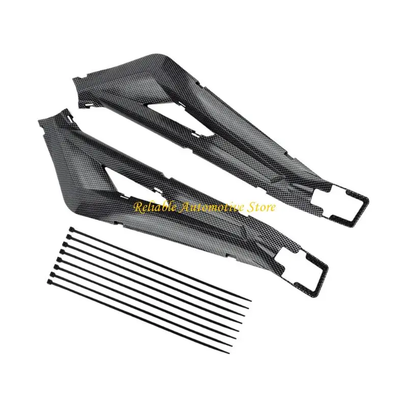 M68B Replacement Swingarm Side Guard Pair with Cable Ties for Dirt Bikes