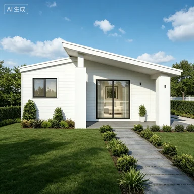 Custom Layout Light Gauge Steel Prefab Villa-Exterior Outdoor Modern Design Cost-effective for Family & Holiday Residence
