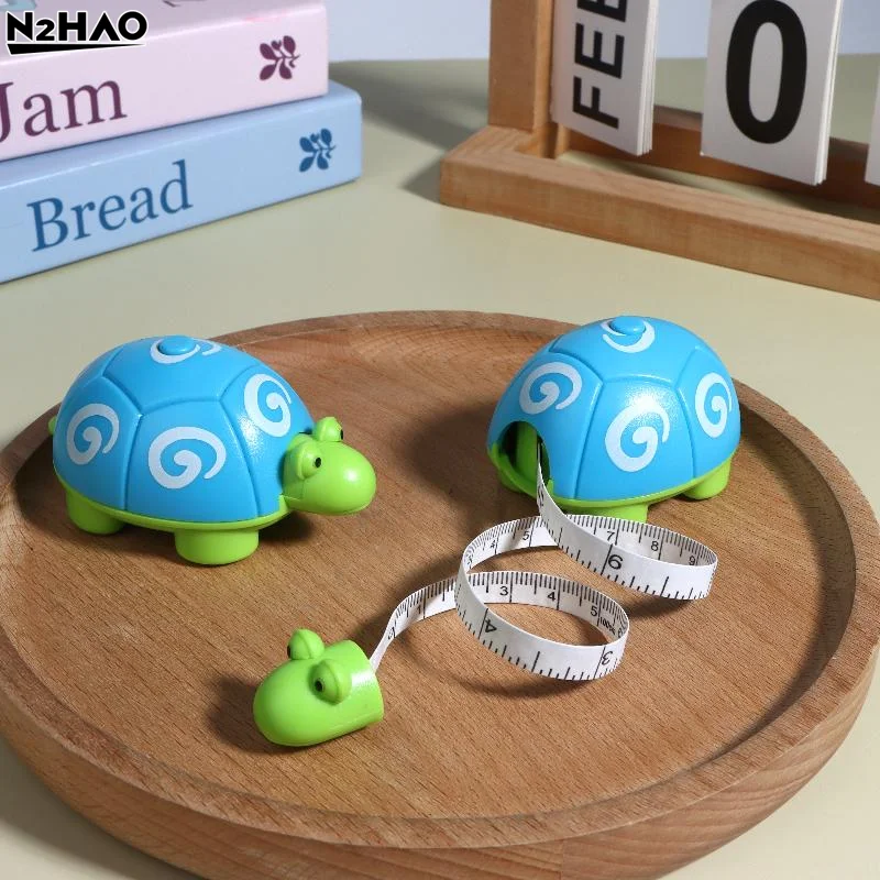 Cute Turtle Shape Retractable Measuring Tape Portable Mini Soft Ruler For Body Sewing Clothing Measurement Home Office Daily Use
