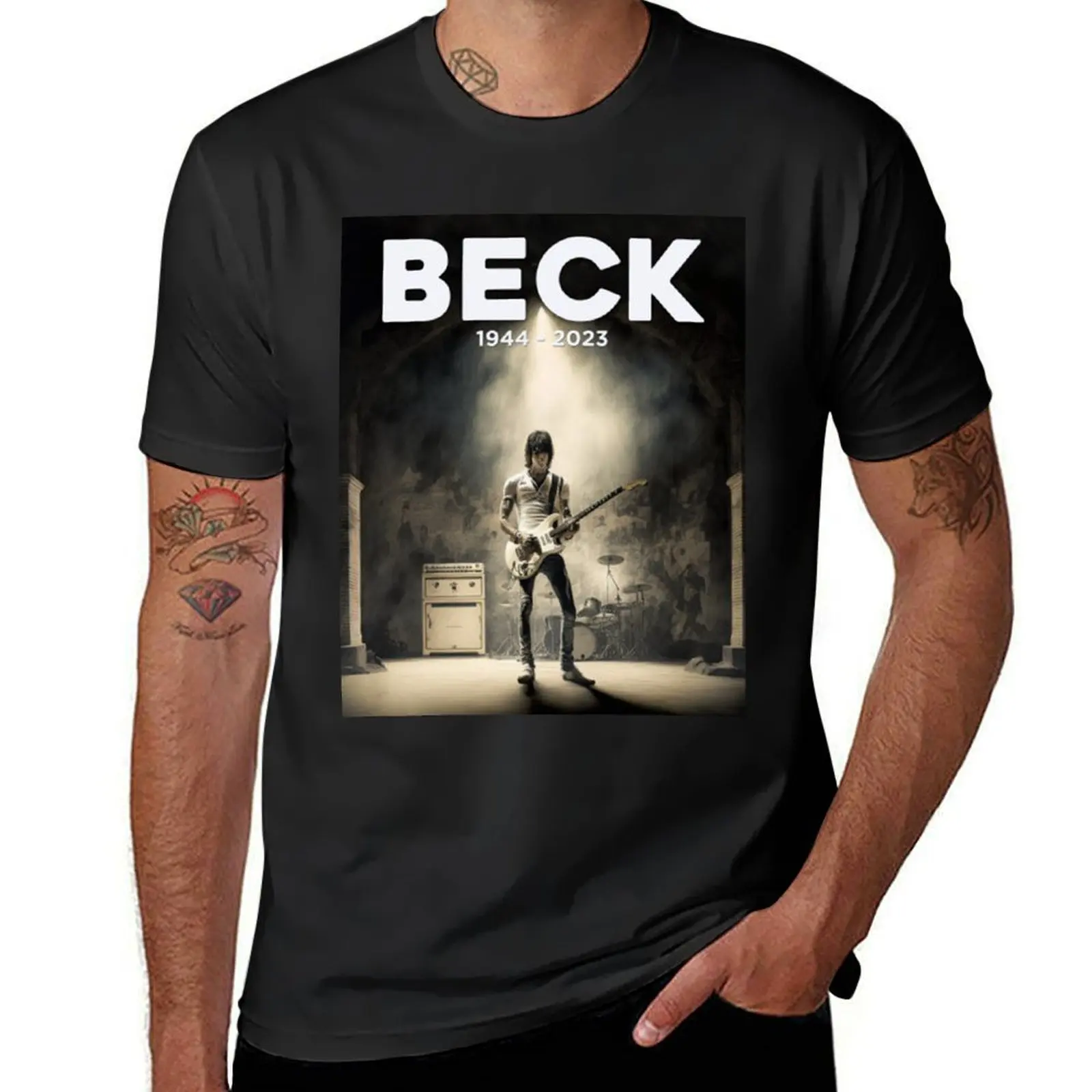 jeff beck T-Shirt oversizeds anime customizeds shirts graphic tees T-shirt men