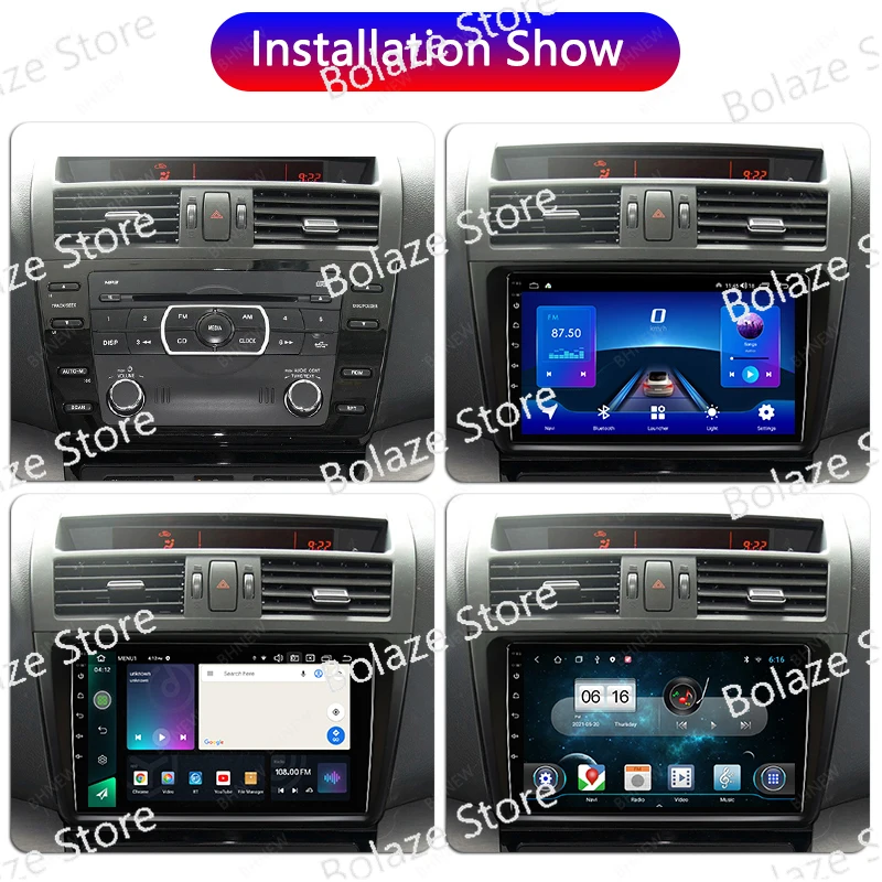 Android 10.0 Car DVD player for Mazda 6 Rui Wing 2007-2012 GPS Navigation 2 din Stereo touch screen support Carplay wifi bt