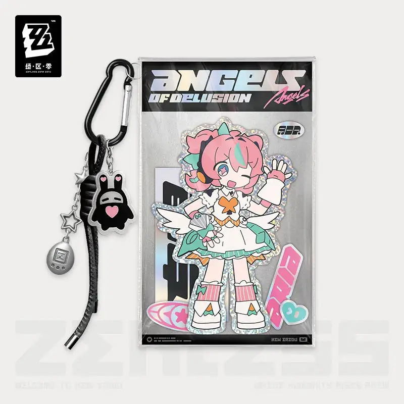 miHoYo Official Game Zenless Zone Zero Angels of Delusion Collection Support Gift Box Cosplay Prop Rocking Fun Pendant Sticker