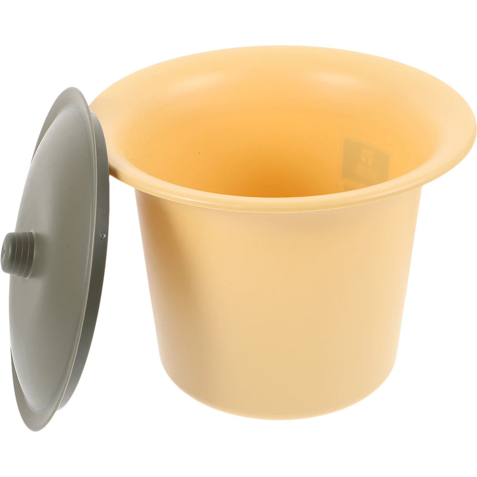 وعاء الغرفة مع غطاء مبولة محمولة لكبار السن والكبار والأطفال وعاء سرير بلاستيكي قابل لإعادة الاستخدام للاستخدام المنزلي أثناء السفر ليلاً #5